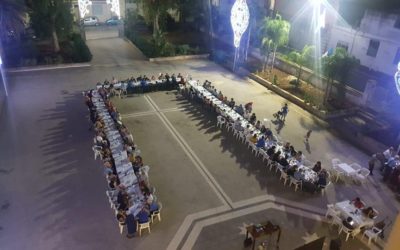 Cena di solidarietà – Ieri 11/09/2018 a Solarino (sr) si è svolta la  cena di solidarietà organizzata dalla Conferenza Madonna delle Lacrime, con la partecipazione del Consiglio Centrale.